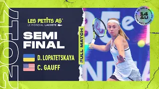 Les Petits As 2017 | Girls Semifinal | Dasha Lopatetskaya vs. Cori Gauff