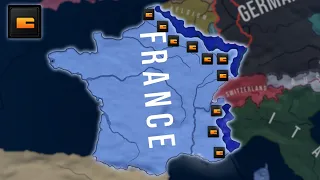 What if Maginot Line was longer - HOI4 Timelapse