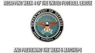 What a Week for Defense!!! - UFL Week 4 Recap