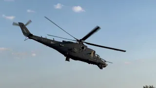 Mi-24 bemutató Szolnok 2022.08.17.