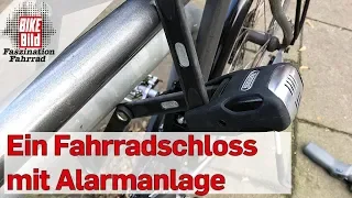Alarm-Fahrradschloss ABUS Bordo 6000 Alarm im Check