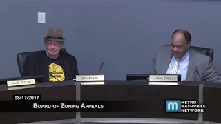 08/17/17 Zoning Appeals Board