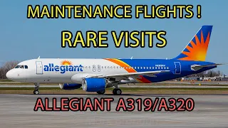 RARE VISITORS! Allegiant Airbus A319/A320 action in Montreal (YUL / CYUL)