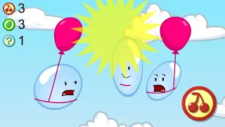 BFDI 11-7 but everyone is limbless and is bubble (on crack)