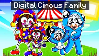 Having an AMAZING DIGITAL CIRCUS Family in Minecraft!