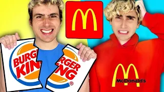 APRIAMO UN MC DONALD’S VS BURGER KING IN CASA!! 😱 *challenge*