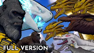 Kong and Shimo vs King Ghidorah | Animation (Full Version)
