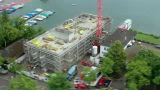 Baustelle Neubau Wache Wasserschutzpolizei 2020-2022