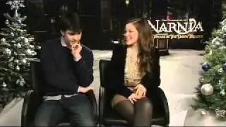 Georgie Henley | "Dawn Treader": Press Conference - Working with British Talent