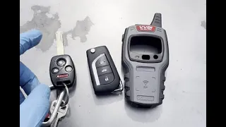 How to use VVDI Mini key tool generate a flip key for 2008 Honda Civic Si 8th gen Xhorse / Launch