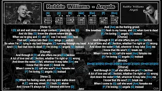 Robbie Williams - Angels [Jam Track] [Guitar chords & lyrics]