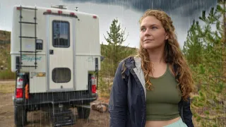 a rainy day living in my truck camper (story four)