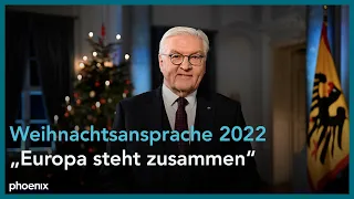 Mit Gebärde: Weihnachtsansprache Bundespräsident Frank-Walter Steinmeier | 25.12.2022