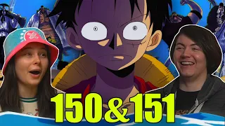 LUFFY VS BELLAMY! BLACKBEARD & WHITEBEARD? 👒 One Piece Ep 150 & 151 REACTION & REVIEW