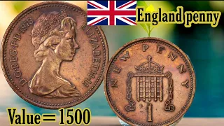 1 new penny 1973 coin value one penny 1986/United kingdom coins Value details.