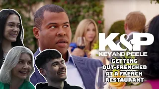 BRITISH FAMILY REACTS | Key and Peele - Getting Out-Frenched At A French Restaurant!