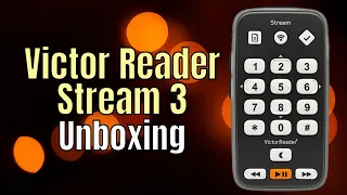 Victor Reader Stream 3 Blind Unboxing