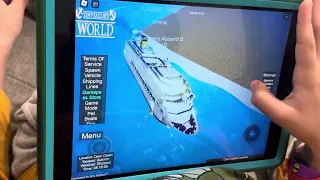 Recreating Costa Concordia sinking in Roblox