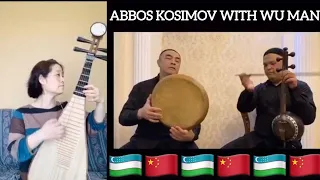 ABBOS KOSIMOV AND UMID ISHANKHODJAEV WITH WU MAN ( CHINA ) | АББОС КОСИМОВ | DOIRA | DOYRA |