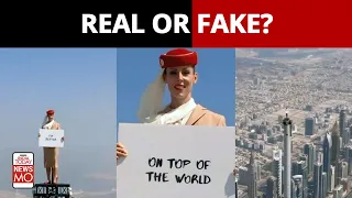 Was This Viral Emirates Ad Really Filmed On Top Of Burj Khalifa?| NewsMo