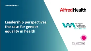 Leadership perspectives: The case for gender equality in health
