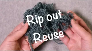 Reusing Yarn // Technique Tuesday