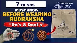 Rudraksha Do's & Don'ts- 7 Things You MUST Know Before Wearing Rudraksh | Rudraksha Diksha |Sadhguru