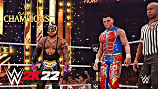 WWE 2K22 | The Mysterios vs RK-Bro | Raw Tag Title Match | (Universe Mode) Gameplay PS5 60FPS