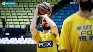 Pre-game Unicaja Malaga: Guy Goodes, Maccabi FOX Tel Aviv