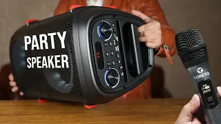 Kammal ka Portable Party light Speaker with wireless Mic - Toreto Party Box 70