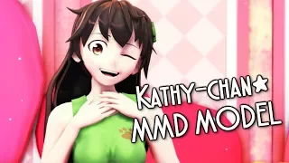 Kathy-chan★ MMD Model『Download link NOW AVAILABLE!』