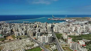 Drone Over Tripoli, The Buildings, The Old Town. طائرة بدون طيار فوق طرابلس، المباني، البلدة القديمة