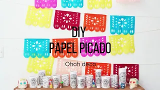 How to make papel picado (Free template)