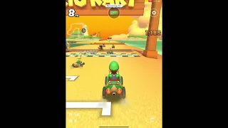 Luigi wins by doing absolutely nothing |Mario Kart Tour