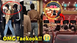 Taehyung, Jungkook and Wooga Squad spotted together at a musical?! #Taekook