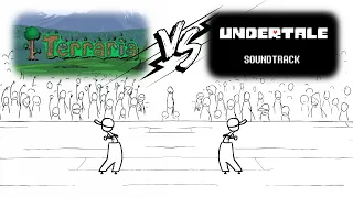 Terraria OST Vs Undertale OST...😈 (Epic Battle)