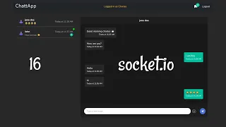 Real-time Chat App - 16 socket.io 🔥 |  React, Node.js and Socket.io