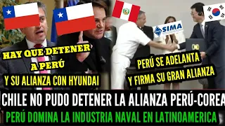 CHILE LL0RA NO PODER DETENER la ALIANZA de SIMA PERÚ con HYUNDAI ¡PERÚ YA DOMINA LA INDUSTRIA NAVAL!