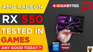 AMD RX 550 in 2021 Gaming Test | RX 550 Gpu Benchmarks