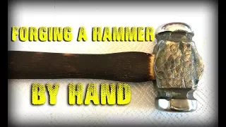 Hand Forging a Rounding Hammer