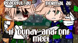 If Dundy and Dnf meet (Peaceful and Normal AU) || (Dnf?) DSMP || Gacha Club