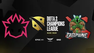 🔴DOTA 2[RU] PuckChamp vs Creepwave [Bo3] D2CL 2021 S4, Group Stage, Table