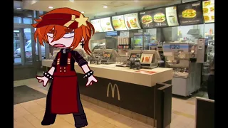 Soukoku at McDonald’s |gacha club|bungou stray dogs