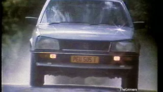 Vintage TV commercial  Peugeot 505