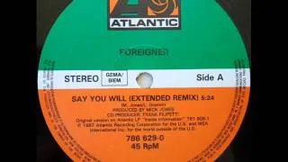 Foreigner - Say You Will (Extended Remix)