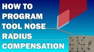 CNC LATHE PROGRAMMING LESSON 6 - TOOL NOSE RADIUS COMPENSATION