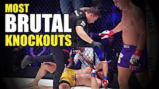 Most BRUTAL MMA Knockouts - Elbow & Knee KO's 2024