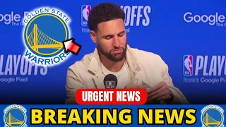 IT JUST HAPPENED! KLAY THOMPSON’S DEPARTURE IS ANNOUNCED ON WARRIORS! SAD NEWS! WARRIORS NEWS!