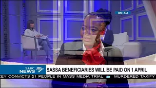 SASSA beneficiaries will be paid on 1 April