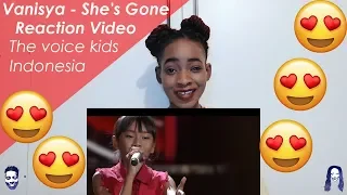 Vanisya - She's Gone | Blind Auditions | The Voice Kids Indonesia Season 3 GTV 2018 REACTION VIDEO